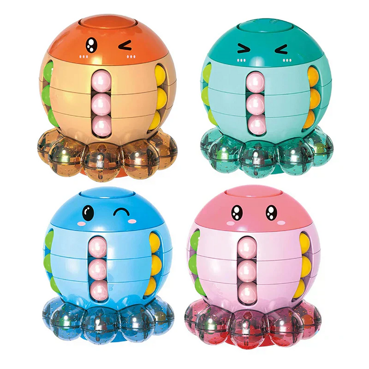 Rompecabezas Giratorio en Forma de Pulpo