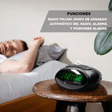 Radio Reloj Digital Despertador De Mesa Am Fm VSRC758