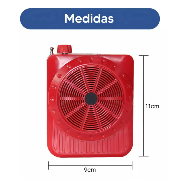 Radio Parlante Megafonia Portatil Beck Play BP-PR039BT