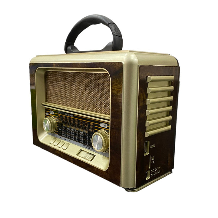Radio Parlante Recargable Vintage AM/FM/SW Beck Play BP-RV094BT