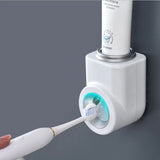 Dispensador De Crema Dental Cepillo De Dientes Adhesivo A La Pared 230403-3