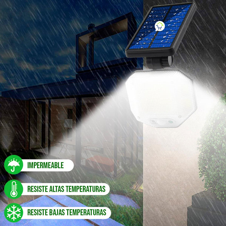 Reflector Solar Lámpara Jardín Sensor Movimiento Control Remoto XF706