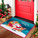 Tapete Navideño Antideslizante Multiusos Estampado Navidad TSCR