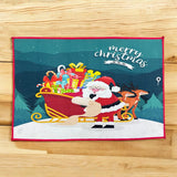 Tapete Navideño Antideslizante Multiusos Estampado Navidad TSCR