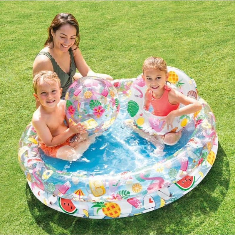 INTEX PISCINA/FLOTADOR/BOLA