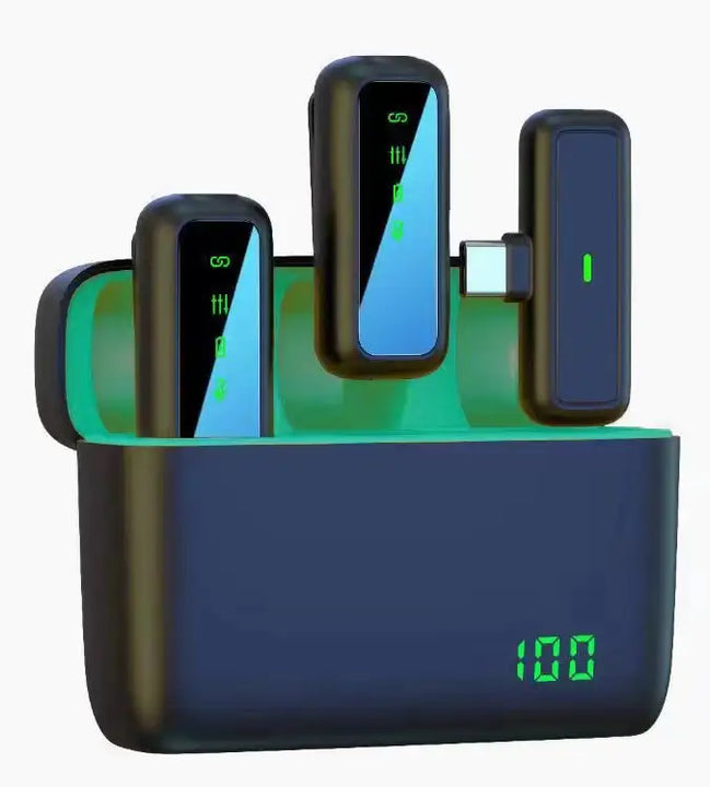 Micrófono De Solapa Recargable Pantalla LCD SX6