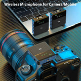 Microfono Solapa Recargable Doble Reduccion de Ruido SX9 ¡Envio Gratis!