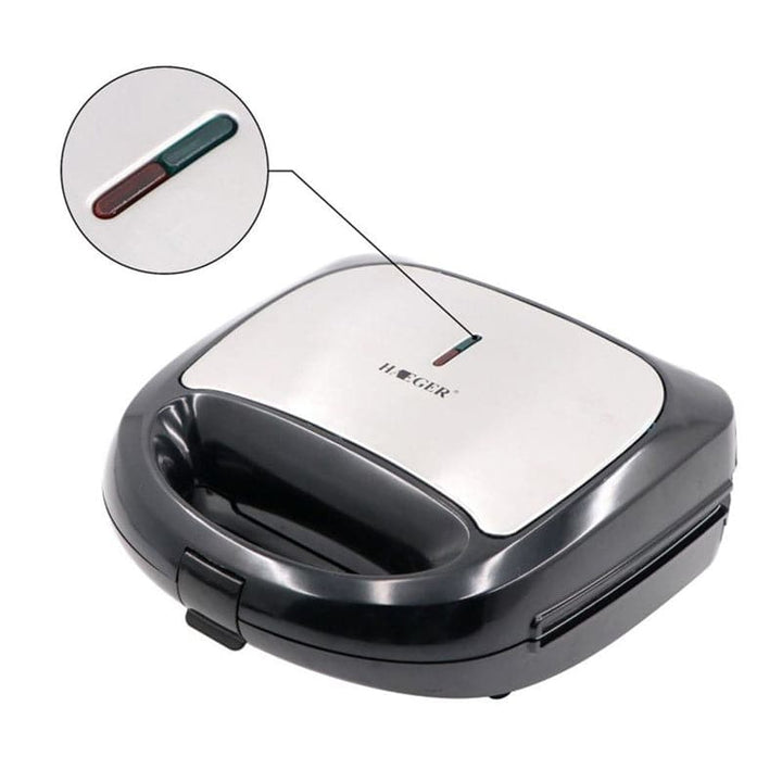 Sandwichera 3 En 1 Wafflera, Tostadora Y Plancha Heager