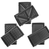 Sandwichera 3 En 1 Wafflera, Tostadora Y Plancha Heager