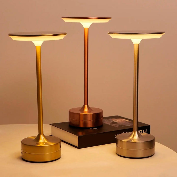 Lámpara de Escritorio Táctil Inalámbrica Recargable 3 Modos de Luz N345-1