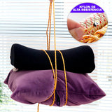 Set 30 Pinzas Para Colgar Ropa y Cuerda Tendedero JS220221