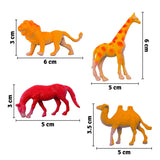 Set Animales Salvajes X12 Figuras Didácticas Colección Niños GM1911-125