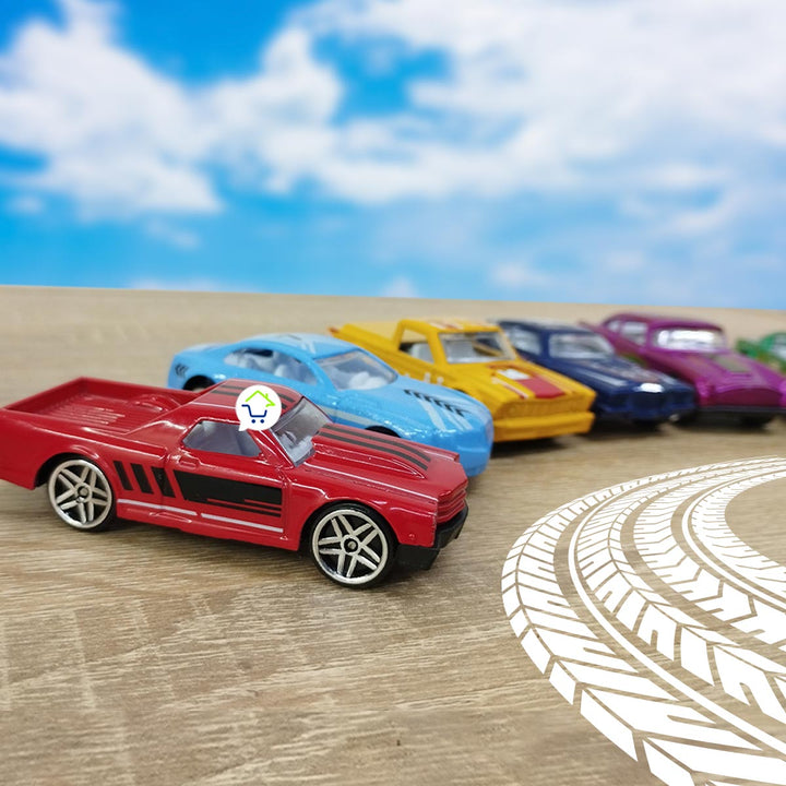 Set x6 Carros de Carreras Super Veloces Coleccionables Mini Autos 1869-1