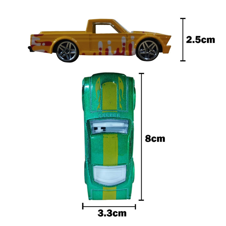 Set x6 Carros de Carreras Super Veloces Coleccionables Mini Autos 1869-1