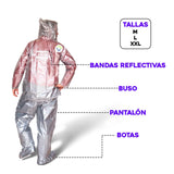 Set x3 Impermeables Moto Bicicleta Reflectivo 3 Piezas IMX3