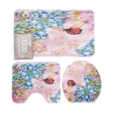 Set De Baño 3 Piezas + Cortina Impermeable