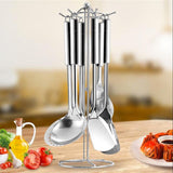 Set De Soporte Con 6 Utensilios De Cocina