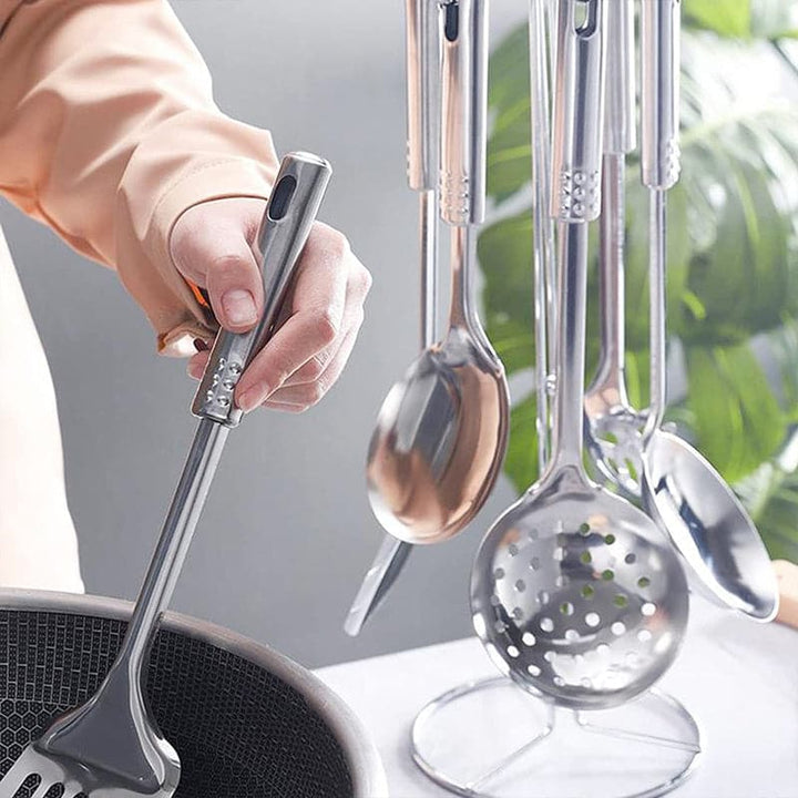 Set De Soporte Con 6 Utensilios De Cocina