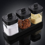 Set De Tres Especieros De Vidrio 4805704419