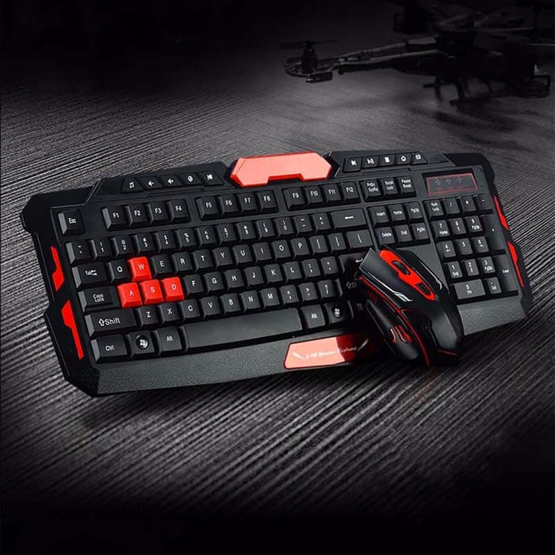 Set Teclado Y Mouse Gamer Inalámbrico WB-8088 Weibo