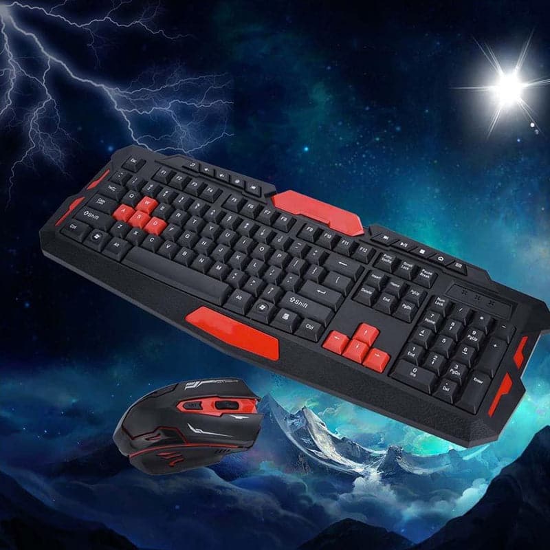 Set Teclado Y Mouse Gamer Inalámbrico WB-8088 Weibo