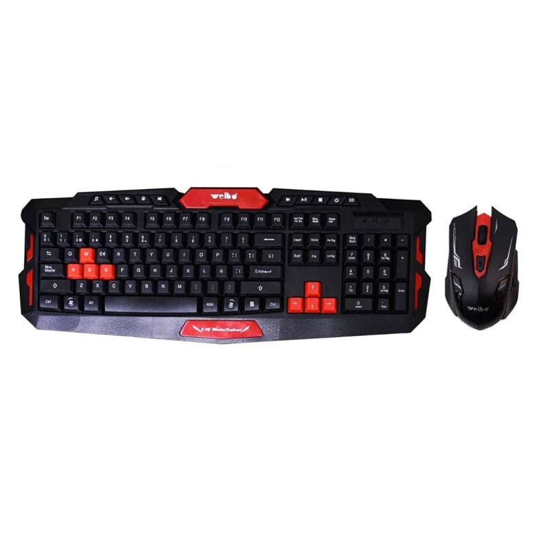 Set Teclado Y Mouse Gamer Inalámbrico WB-8088 Weibo