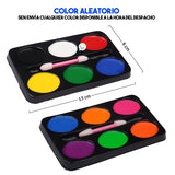 Set X 2 Pinta Caritas 6 Colores Maquillaje Halloween 0771