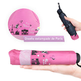 Sombrilla París Paraguas Resistente Protección Filtro UV 035A