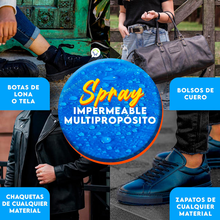 Set x2 Spray Impermeable Multipropósito Nano Protección Contra La Suciedad CENC-008x2