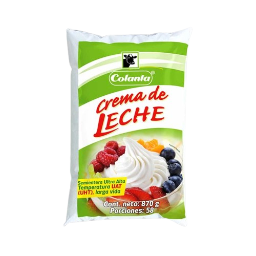 CREMA DE LECHE COLANTA 870G