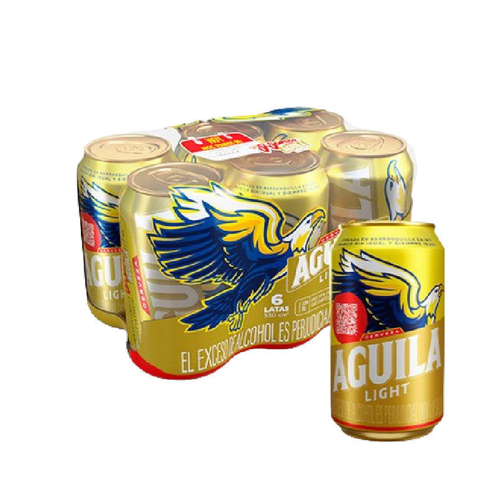 CERVEZA AGUILA LIGHT 6U 330CM