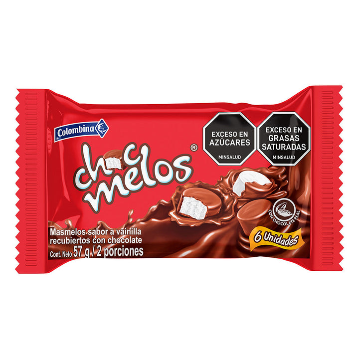 CHOCMELOS BANDEJA 6U 57G