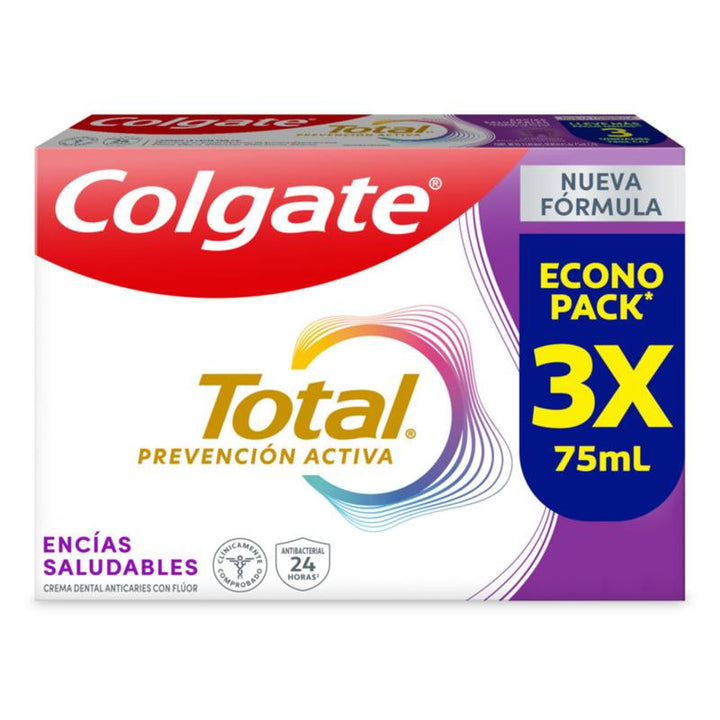 CREMA COLGATE TOTAL 12 3U ENCIAS REFORZADAS