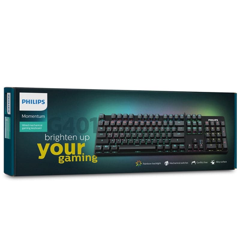 Teclado Gamer Mecánico RGB Philips G401 769710