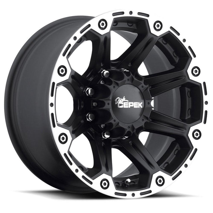 RIN DICK CEPEK DC TORQUE 17X8.5 6X139 ET6 BOCIN 109.98 NEGRO-GRIS 0065