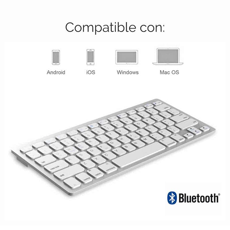 Teclado Inalámbrico Bluetooth Weibo WB8022 01621