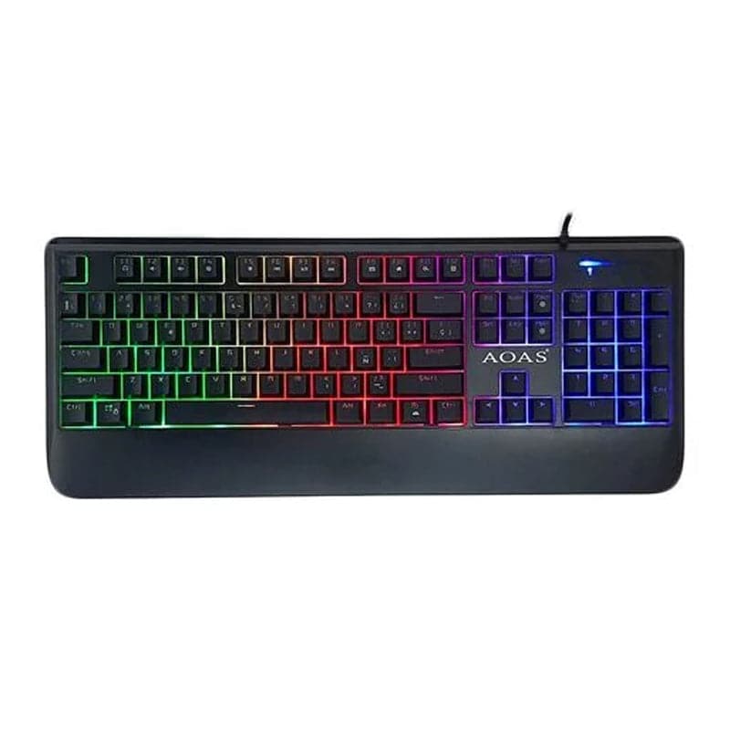 Teclado Con Luces Led Efecto Mecánico Mechanical Keyboard M-700 AOAS