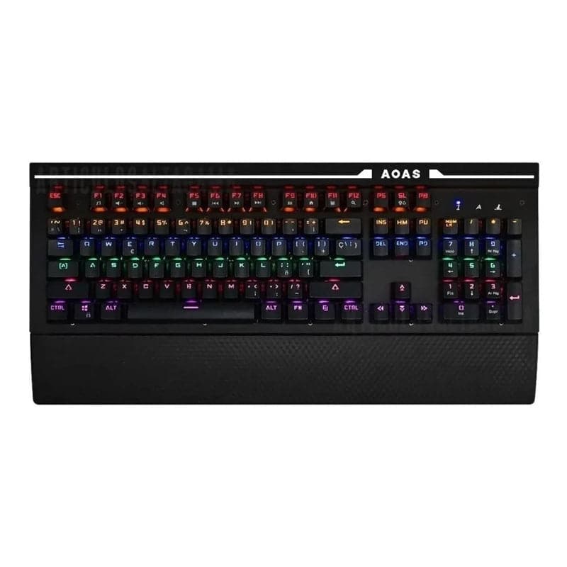 Teclado Con Luces Led Mechanical Keyboard AS-808 AOAS