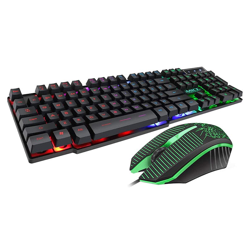 Teclado Y Mouse Gamer Con Luces Led Imice KM680