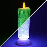 Vela Decoración Navidad Luz Led Cambia De Color S-100