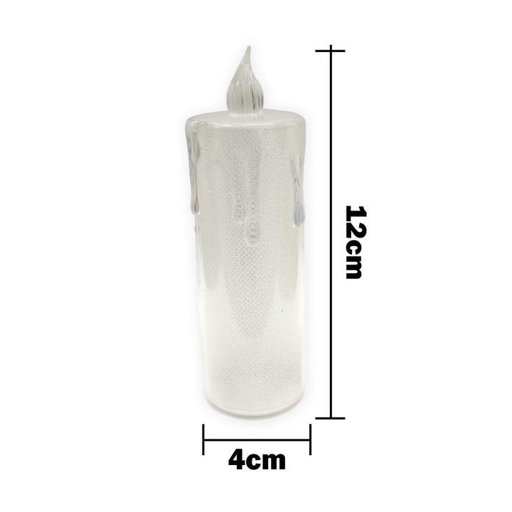 Vela Led  Efecto Cristal Decoración Hogar EFC1