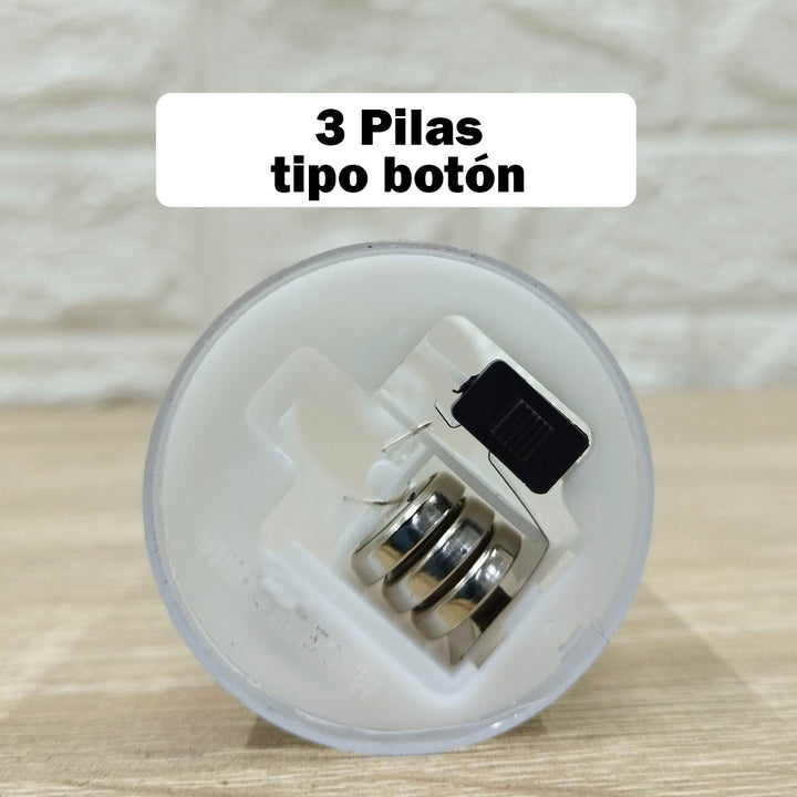Vela Led  Efecto Cristal Decoración Hogar EFC1
