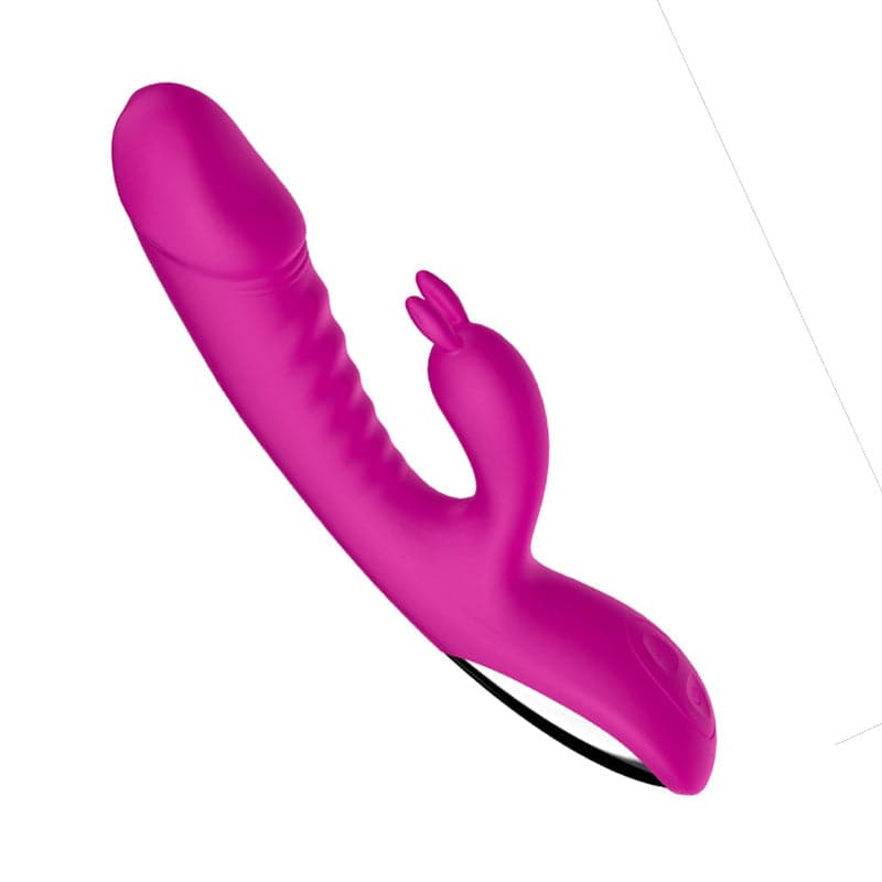 Vibrador Femenino Recargable Con Estimulador De Clítoris