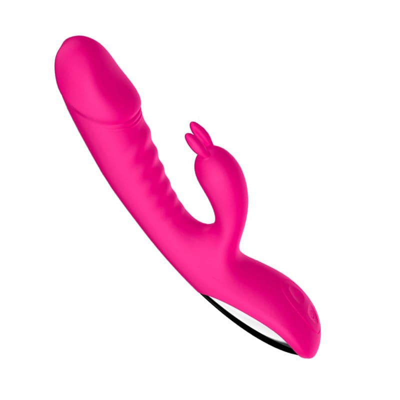 Vibrador Femenino Recargable Con Estimulador De Clítoris