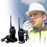 Walkie Talkies Recargables 16 Canales Base Radio Teléfono BF-777S