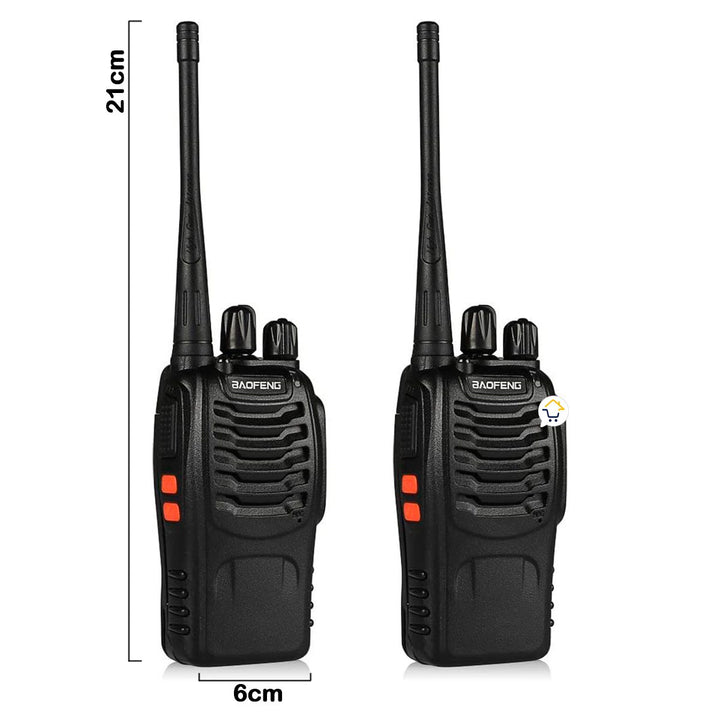 Walkie Talkies Recargables 16 Canales Base Radio Teléfono BF-777S