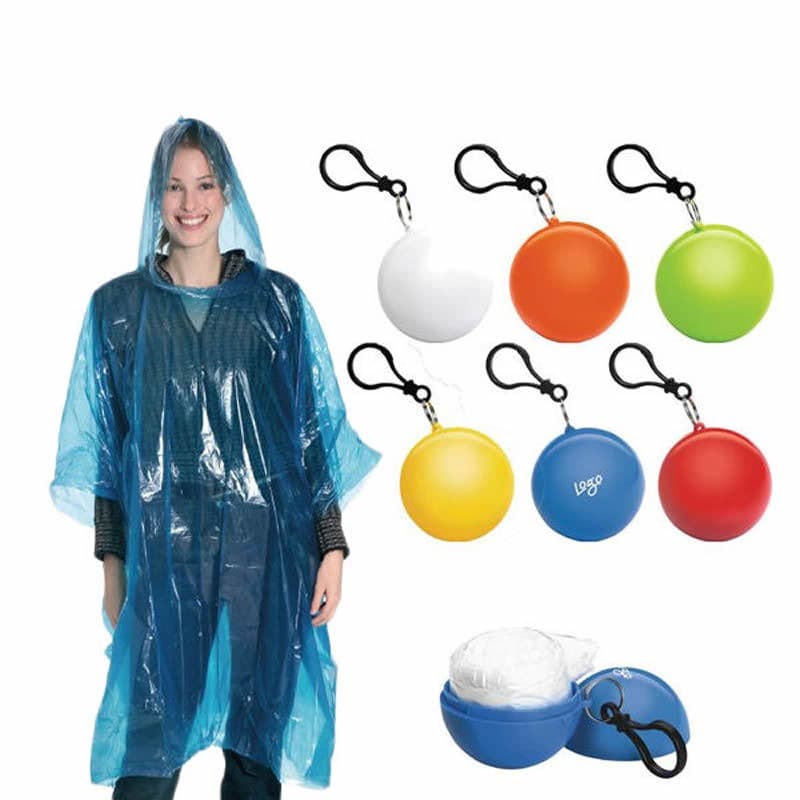 Llavero con Poncho  Impermeable 50% OFF