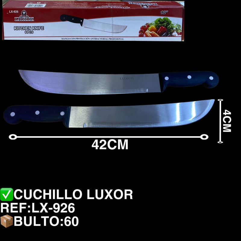 CUCHILLO LUXOR CACHA NEGRA 12