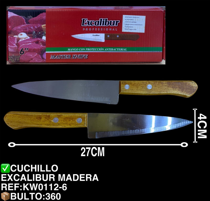 CUCHILLO EXCALIBUR BLANCO 5