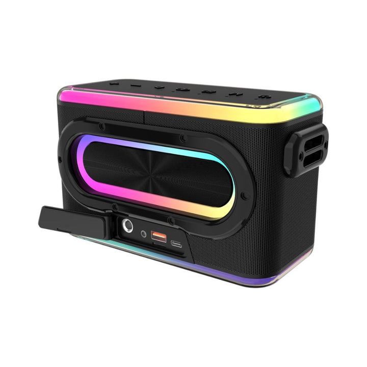 Parlante Recargable Bluetooth De 60W + 2 Micrófonos  Vidvie  XL-SP910